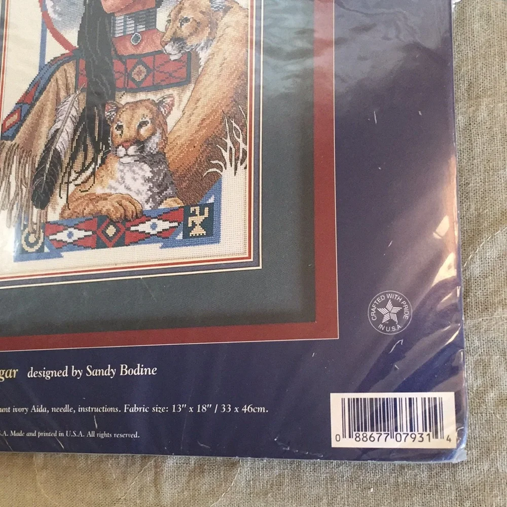 New Spirit Of The Cougar Cross Stitch Kit - Picture 7 of 12